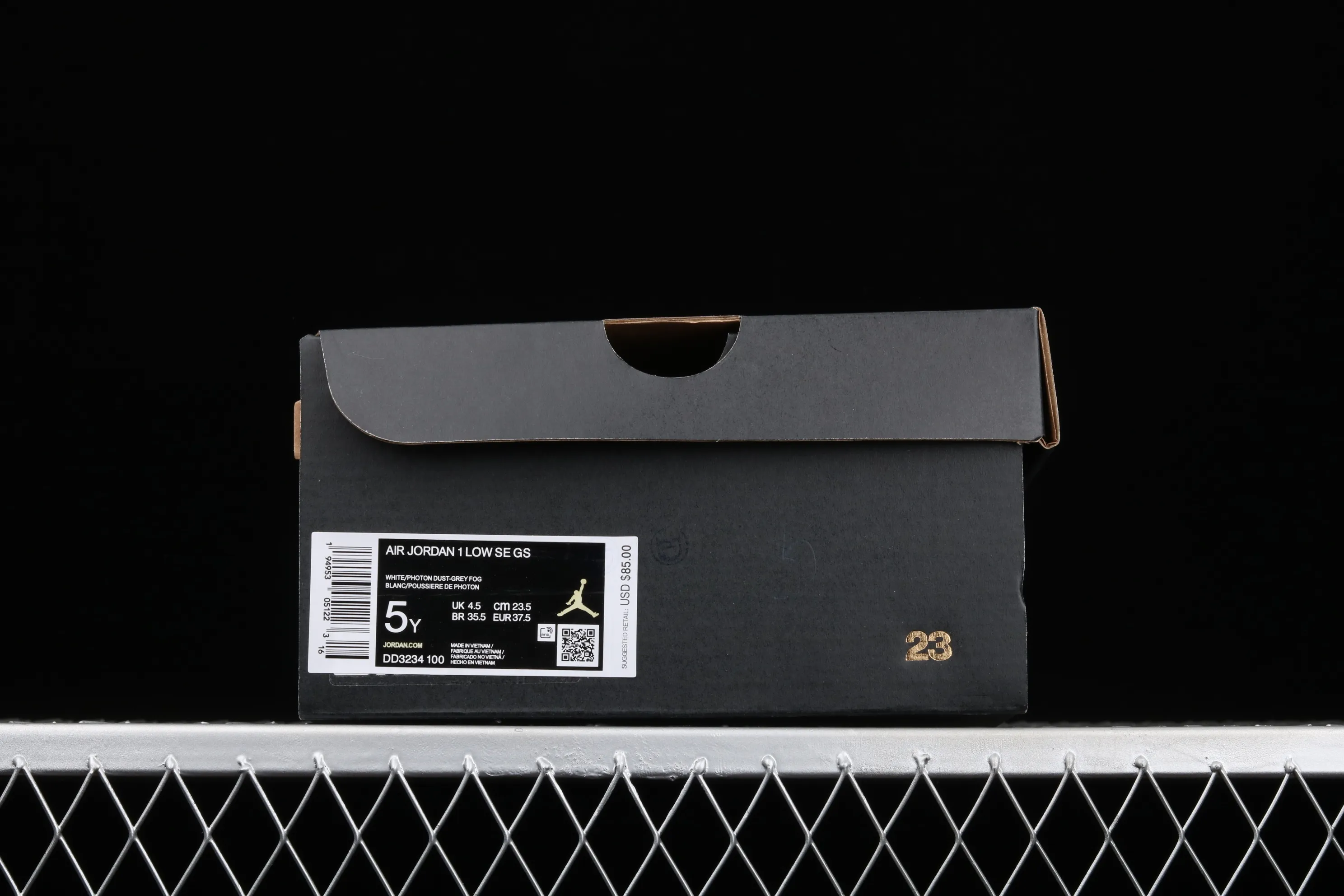 All categories Air Jordan Jordan series basketball shoes Air Jordan 1 Low G version pure original Air Jordan 1 Low GS AJ1 Joe 1 low-top white gray camouflage low-top basketball shoes DD3234-100